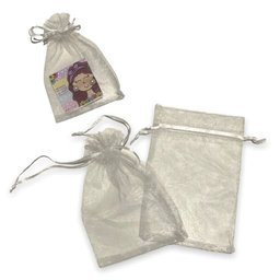 Saco Embalagem Organza Branco 15x20cm 30 Unds - Bazar Organza, Saco Organza, Embalagem Organza, Saqu - 4