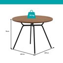 Ver imagem 4 de Conjunto Sala de Jantar 4 Cadeiras Nolita Carraro Fre/pre/gra