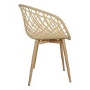 Ver imagem 4 de Kit 2 Cadeiras Clarice Nest com Apoio de Braços - Sidera - Nude Multicolorido