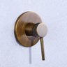 Acabamento Monocomando para Chuveiro Vintage Bronze - 1