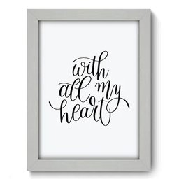 Quadro Decorativo - Frase - 104qdrb - 1 Quadro Decorativo - Frase - 104qdrb - 1