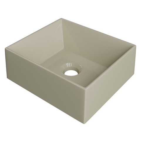Cuba Pia de Apoio para Banheiro Retangular 30cm Joy C08 Bege - Mpozenato