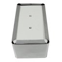 Ver imagem 2 de 20 Un. Porta Guardanapo Aço Inox Bares e Restaurantes Nome do Desenho:deitado;cor:inox