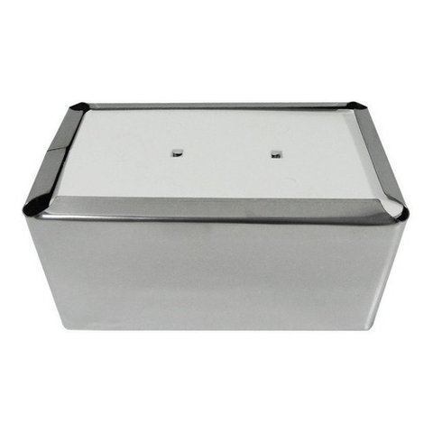 20 Un. Porta Guardanapo Aço Inox Bares e Restaurantes Nome do Desenho:deitado;cor:inox