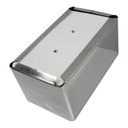 Ver imagem 4 de 20 Un. Porta Guardanapo Aço Inox Bares e Restaurantes Nome do Desenho:deitado;cor:inox