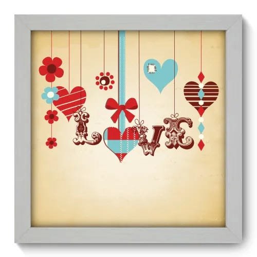 Quadro Decorativo - Love - 010qdob - 1