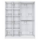 Ver imagem 5 de ARMÁRIO COLMÉIA 2 CABIDEIROS M44.2020.B MDF (CLOSET, LOJA) MUNDI MOVEIS