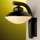 Ver imagem 1 de ARANDELA LUNAR PRETA VIDRO LEITOSO 1E27 27X38CM 227PT