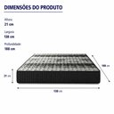 Ver imagem 3 de Colchão Casal Hellen Bem mm Imperador 1,38x1,88x0,22