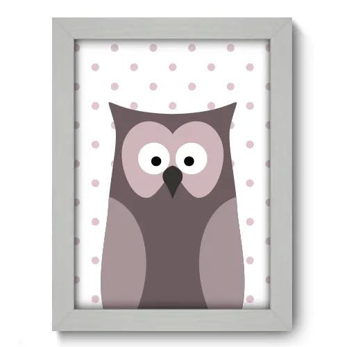 Quadro Decorativo - Coruja - 096qdib - 1