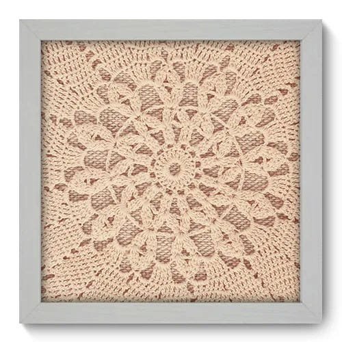 Quadro Decorativo - Crochet - 053qdvb - 1
