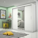 Ver imagem 1 de Guarda-roupa Casal Melissa com 4 Gavetas Super Glass Carioca Móveis