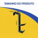 Ver imagem 2 de Gancho Porta Duplo Multiuso Mochila Roupa Casaco Bolsa Organizador Pratico Casa Banheiro Quarto