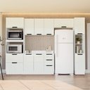 Ver imagem 2 de Armário de Cozinha Modulada Completa 5 Peças 310cm com Tampo 250074 Meena Politorno Móveis