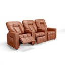 Ver imagem 3 de Poltrona do Papai Reclinável 3 Lugares Sala de Cinema Pequim Manual Pu Camel G23 - Gran Belo