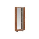 Ver imagem 3 de Armário Multiuso Lavanderia 547 c/ 1 Porta c/ Espelho e Pés Branco - Carraro