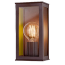 Ver imagem 1 de ARANDELA QUADRADA ALUMINIO MARROM 25X12,5CM 1E27