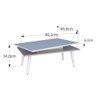 Mesa De Centro Sala De Estar Trigo 90Cm - Cozimax Home - 2
