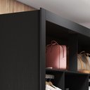 Ver imagem 7 de Closet Solteiro 2 Gavetas Preto Amoudi Móveis