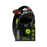 Guia Extensível Para Cães Flexi Black Design Fita 5 Metros M Verde - 2