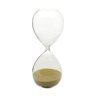 AMPULHETA VIDRO CLEAR GLASS DOURADO 30MIN 8,2X8,2X20 CM - 1