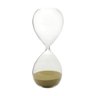 AMPULHETA VIDRO CLEAR GLASS DOURADO 30MIN 8,2X8,2X20 CM - 3