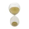 AMPULHETA VIDRO CLEAR GLASS DOURADO 30MIN 8,2X8,2X20 CM - 5