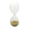AMPULHETA VIDRO CLEAR GLASS DOURADO 30MIN 8,2X8,2X20 CM - 2