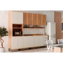 Ver imagem 5 de Armário de Cozinha Modulado Sauvignon C/ 3 Portas Frisada 120cm Amendoa - Ronipa