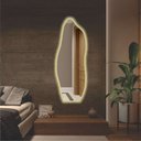 Ver imagem 3 de Espelho Orgânico com Led Neutro de 70cm – Design Moderno e Iluminação Sofisticada
