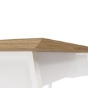 Ver imagem 5 de Mesa de Reunião 200cm 8 Pessoas MDP Macadâmia com Branco F5 Office