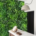 Ver mais imagens de Painel de Folhagem Artificial Permanente Verde 2,5m² Jardim Vertical Ideal P Parede Verde Decorativa