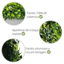 Ver imagem 5 de Painel de Folhagem Artificial Permanente Verde 2,5m² Jardim Vertical Ideal P Parede Verde Decorativa