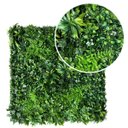 Ver imagem 3 de Painel de Folhagem Artificial Permanente Verde 2,5m² Jardim Vertical Ideal P Parede Verde Decorativa