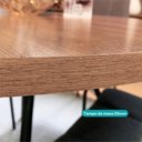 Ver imagem 5 de Conjunto Sala de Jantar 4 Cadeiras Lisboa Carraro Rosê Cobre