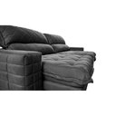 Ver imagem 4 de Sofá Retrátil e Reclinável 2,15m Molas Ensacadas Cama inBox Elegance com ThermoGel Velusoft