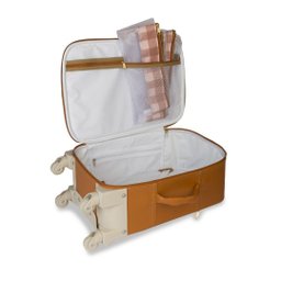 Kit Maternidade 3 Pçs Mala de Rodinhas, Mochila Urban e Porta Carteira Vacinação Teddy Caramelo - 4