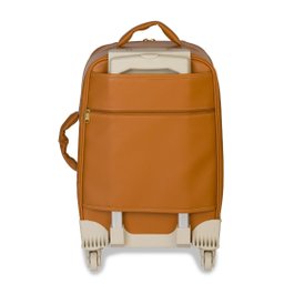 Kit Maternidade 3 Pçs Mala de Rodinhas, Mochila Urban e Porta Carteira Vacinação Teddy Caramelo - 3