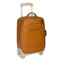 Ver imagem 2 de Kit Maternidade 3 Pçs Mala de Rodinhas, Mochila Urban e Porta Carteira Vacinação Teddy Caramelo