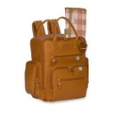 Ver imagem 6 de Kit Maternidade 3 Pçs Mala de Rodinhas, Mochila Urban e Porta Carteira Vacinação Teddy Caramelo