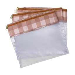 Kit Maternidade 3 Pçs Mala de Rodinhas, Mochila Urban e Porta Carteira Vacinação Teddy Caramelo - 5