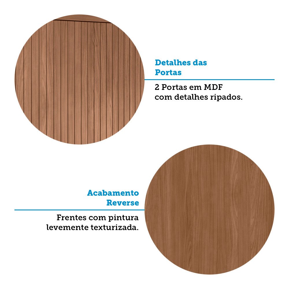 Guarda Roupa Casal 6 Portas Ripado com Chaves Buriti com Espelhos Santos Andira Jatoba/areia - 2