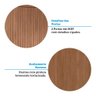Guarda Roupa Casal 6 Portas Ripado com Chaves Buriti com Espelhos Santos Andira Jatoba/areia - 2