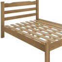 Ver imagem 4 de Cama Casal Queen Esmeralda Madeira Maciça Reforçada Nogueira