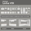 Ver mais imagens de Balcão Porta-temperos 20 Cm 1 Porta Branco/tampo Rustic Vik Madesa