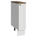Ver imagem 1 de Balcão Porta-temperos 20 Cm 1 Porta Branco/tampo Rustic Vik Madesa