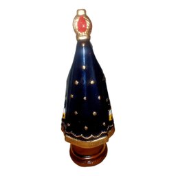 Imagem Nossa Senhora Aparecida 20 Cm Pintura Linda Marrom - 2