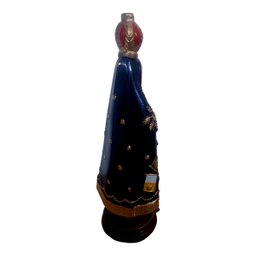 Imagem Nossa Senhora Aparecida 20 Cm Pintura Linda Marrom - 6
