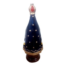 Imagem Nossa Senhora Aparecida 20 Cm Pintura Linda Marrom - 4