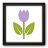 Quadro Decorativo - Flor Lilás - 013qdbp - 1